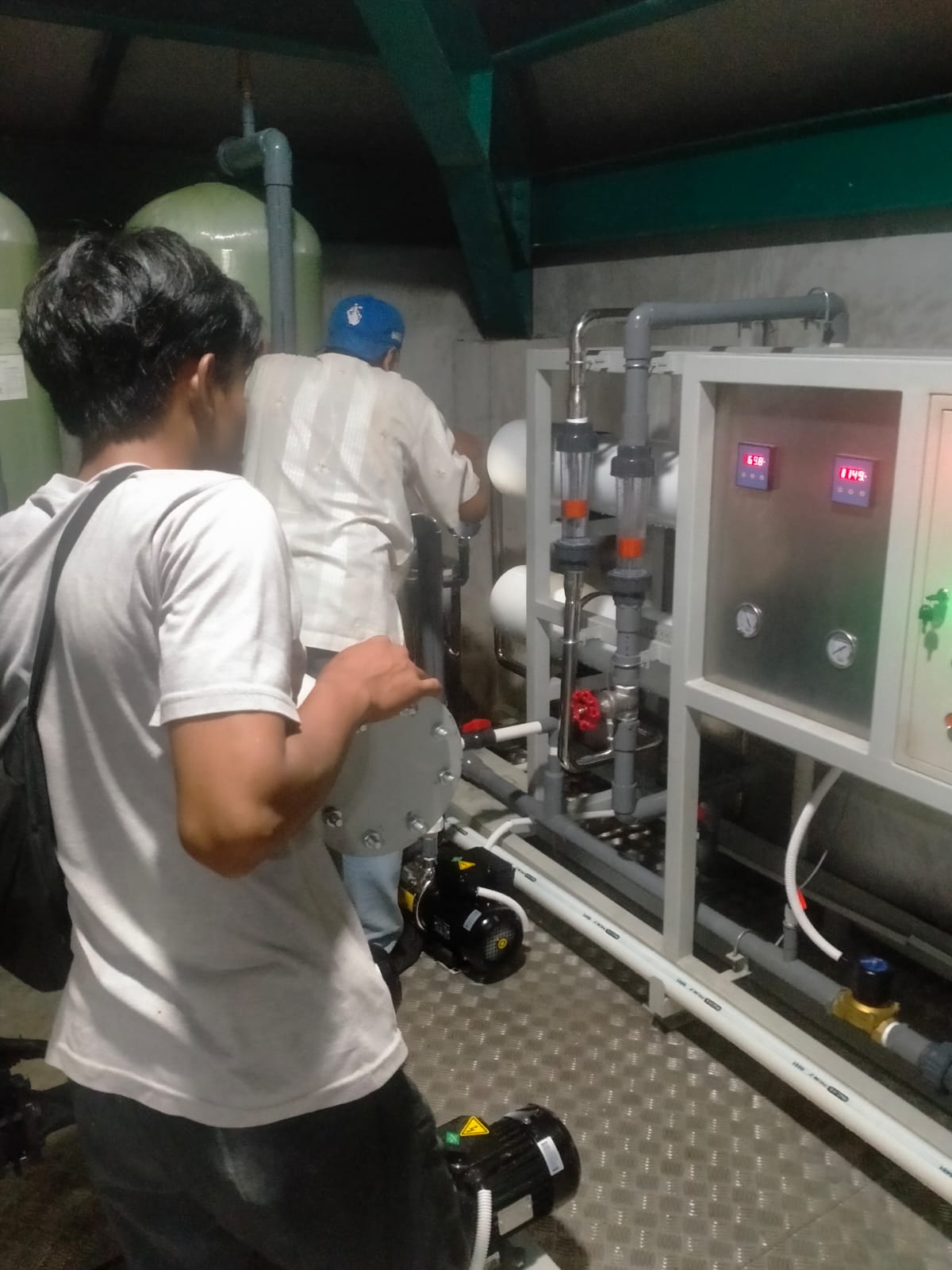 Instalasi BWRO untuk Air Tanah Ke Air Bersih Kapasitas 5 m3/hr di Wihara Tangerang